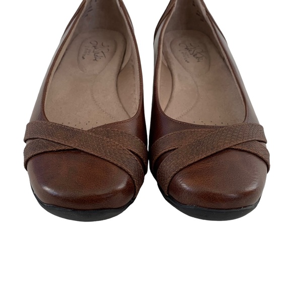 Life Stride Brown Ballet Shoes - Picture 5 of 11